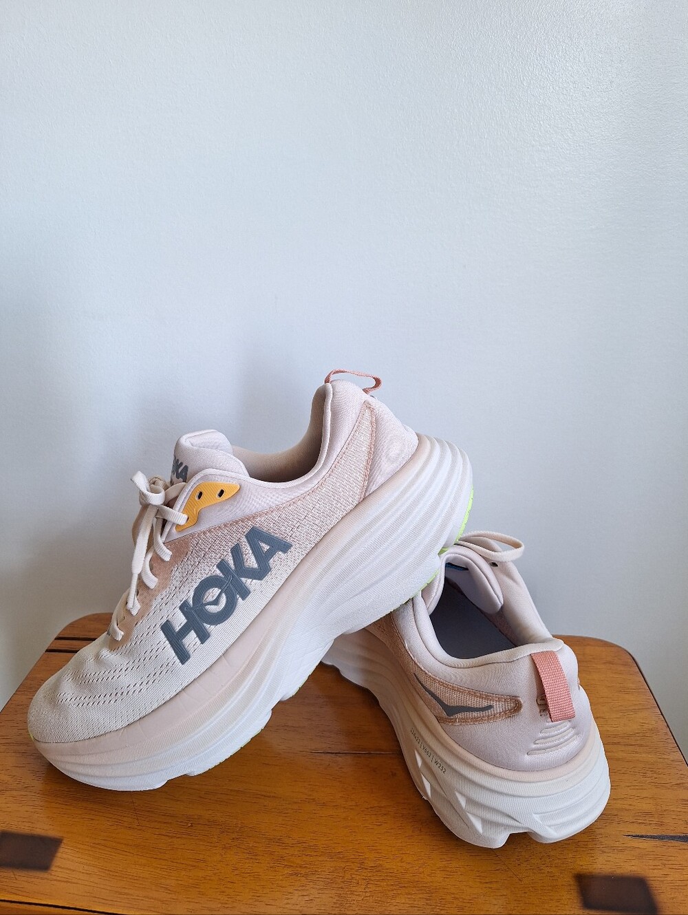 Hoka Bondi 8 'Cream Vanilla' Women's Size 10.5B - Picture 7 of 16
